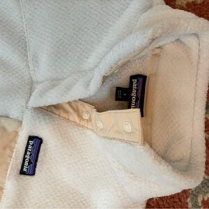 Patagonia White Fleece Jacket